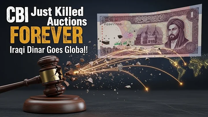 💥 CBI Just Killed Auctions FOREVER – Iraqi Dinar Goes Global! 🌍💸