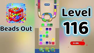 Beads Out Level 116  Walkthrough 🧩✨ | Tricky Bead Puzzle Solution | Go Answer