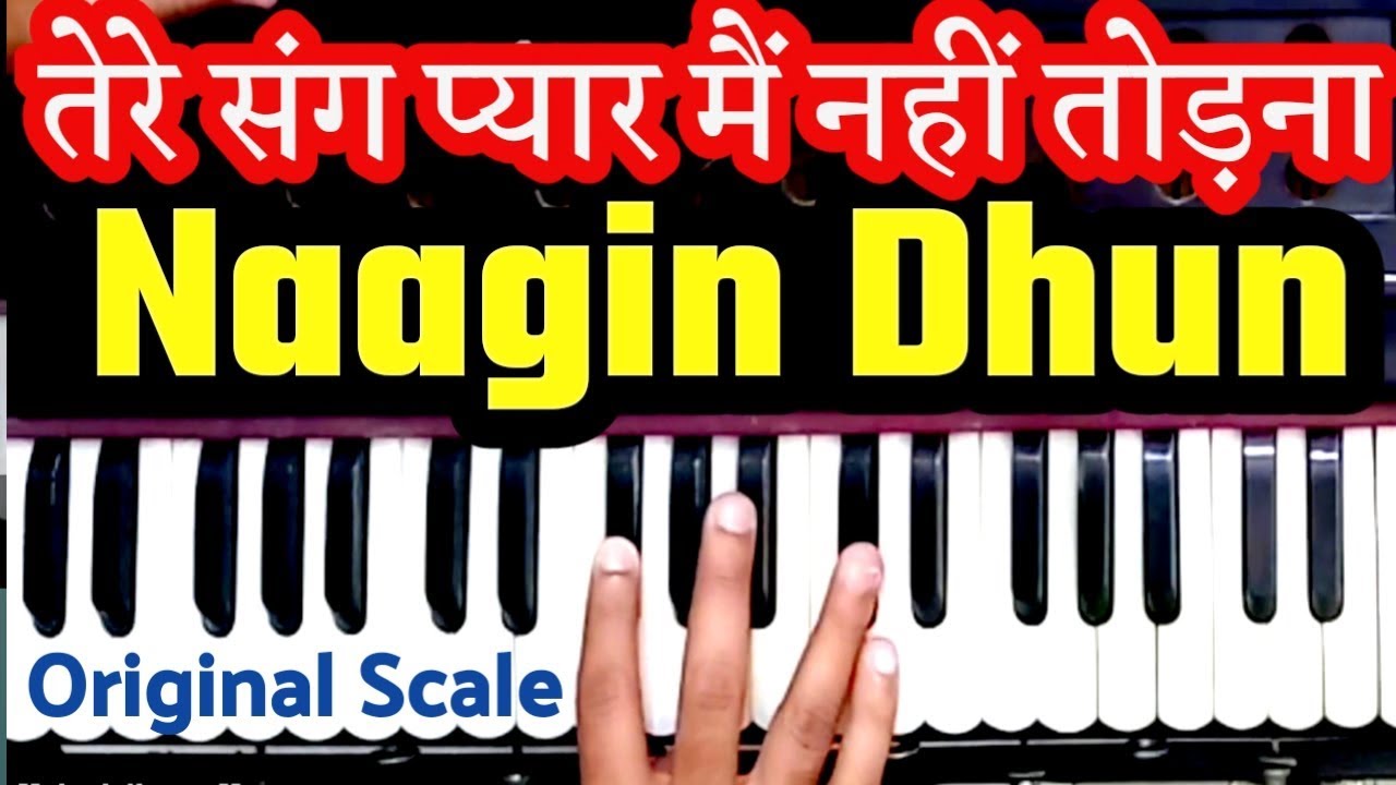 नागिन धुन Tere Sang Pyar Main Harmonium Piano Keyboard Nagin