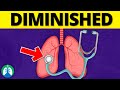 Diminished Breath Sounds (Medical Definition) | Quick Explainer Video