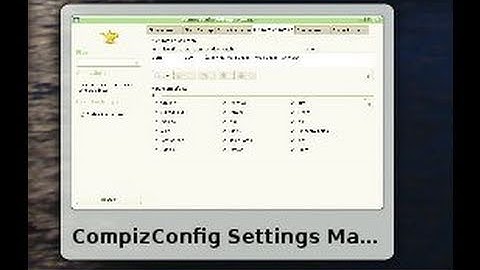 Enable Window Previews on Ubuntu 10.10 & Below - Simliar to Windows Vista
