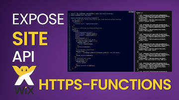 How To Expose a Site API with HTTP Functions in Wix Velo