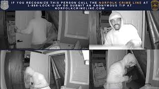 Norfolk Police looking for help to identifying residential burglary suspect
