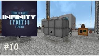 FTB Infinity Evolved Skyblock - Rock  Crusher, Carpenter & Pulveriser Ep10