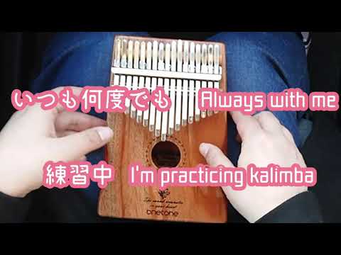 『いつも何度でも（Always With Me）』カリンバ（kalimba）で、ほんの少し弾いてみた♪♪