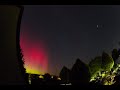 Short Outburst of Aurora Borealis (24.-25.09.2023), 389x faster than Live-View