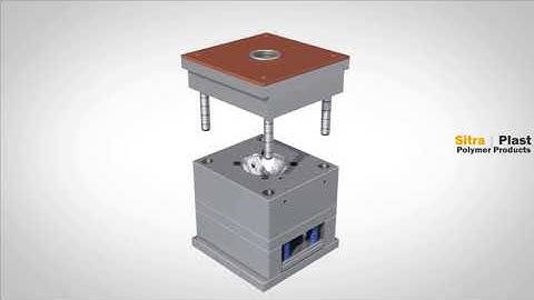 Plastic Mold Assembly Animation sitra2