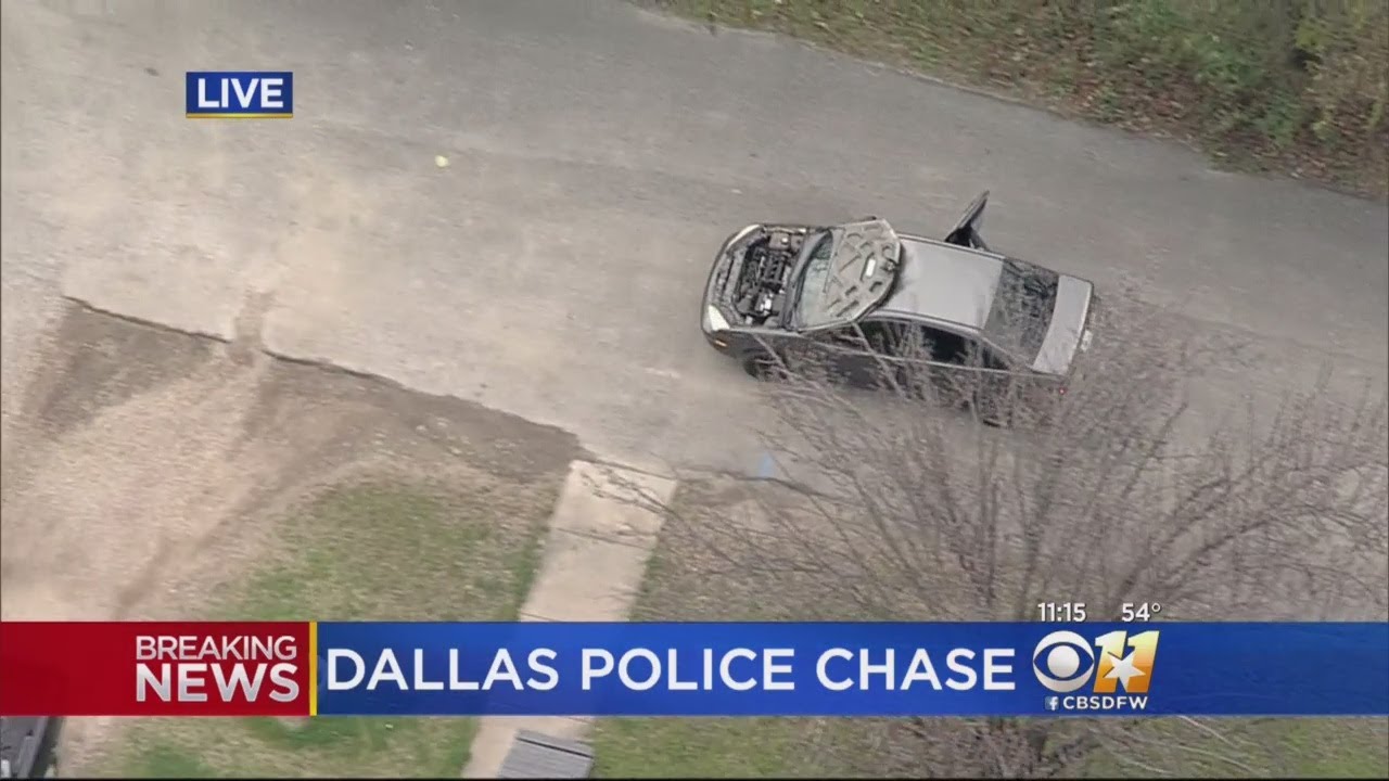 Raw Video: Police Chase Ends With Suspects In Custody