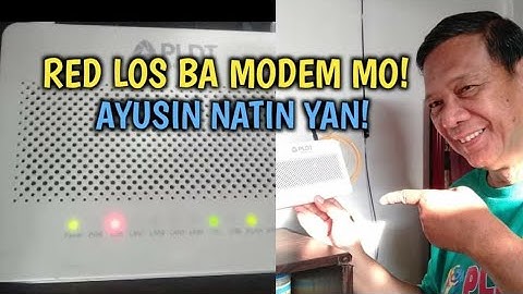 HOW TO RESTORE PLDT RED LOS// GAWIN MO ITO!