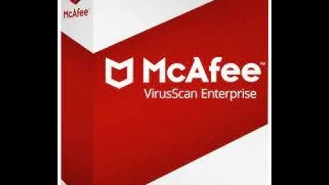 McAfee Virus Scan Enterprise_____________________________----Full Activated---------------__UPDATED