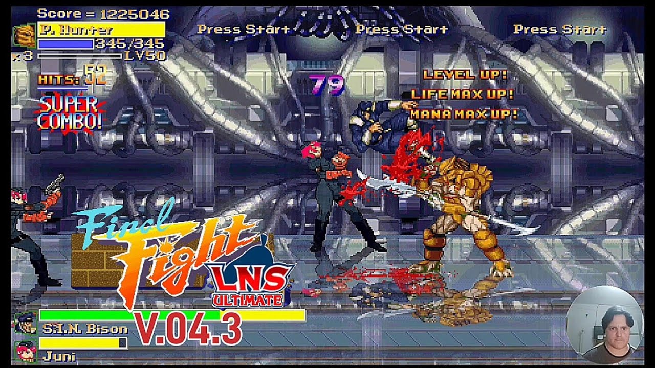 Final Fight LNS ULTIMATE V.04.3/ Capcom All Stars(Hard). 1cc P. Hunter.