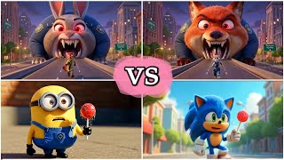 Zootopia Minion.exesonic.exek Pop Demon Hunters