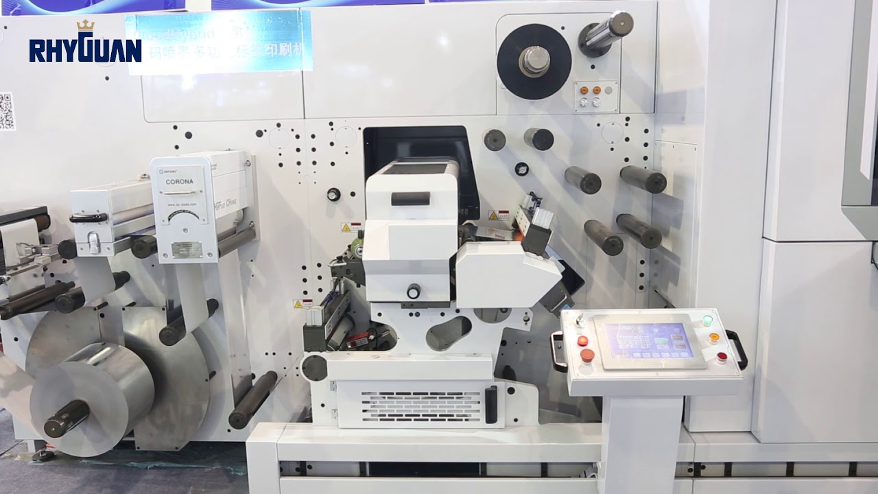 PLUS-330-DG DIGITAL CONVERTING MACHINE-semi rotary flexo-laminate-digital printing