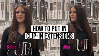 How To Put In Clip-In Hair Extensions