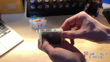 How to refill and prime a refillable ink cartridge