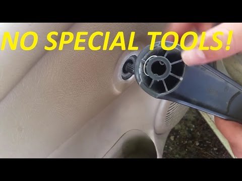 Quick Tip - How to Remove Manual Window Crank With No Special Tools