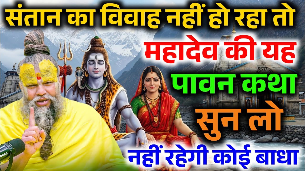 संतान के विवाह में बाधा आ रही है तो, महादेव की यह कथा एक बार जरूर सुन लो ! Premanand Ji Maharaj