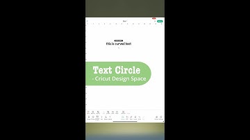 Curve Text into Circle in Cricut Design Space