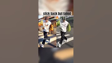 slick back but failed #slickback #dancevideo