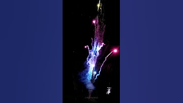 Cake Shots Stars Changing Color - Chen Wu Feng #fireworkart #chenwufeng