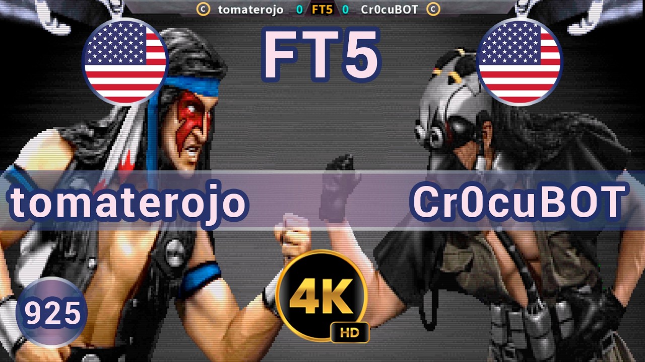UMK3 - 🇺🇸 tomaterojo vs Cr0cuBOT 🇺🇸 FT5 / 4K 60 FPS 