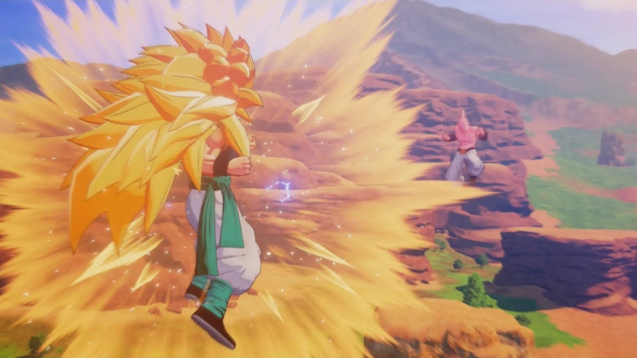 Dragon Ball Z: Kakarot - Super Saiyan 3 Gotenks vs Super Buu Gameplay ...