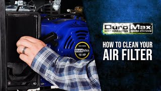 How To Clean Your Generator Air Filter: DuroMax XP10000EH Hybrid Generator