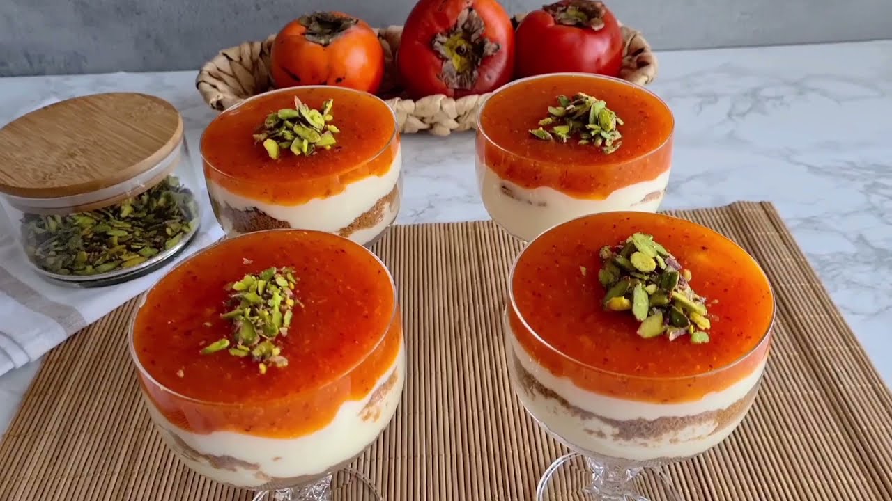 ABARTMIYORUM✅ ELİME GEÇEN HER HURMAYLA BU TATLIYI YAPABİLİRİM😍😍