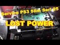 SERVICE PS3 SLIM SERI 25 LOST POWER #Tutor 21
