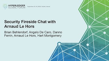 Security Fireside Chat with Arnaud Le Hors