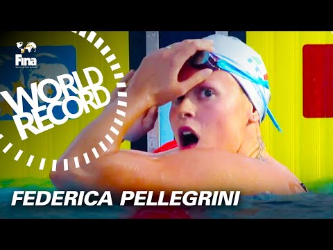 Federica Pellegrini breaks her own World Record at Rome 2009! | FINA World Championships