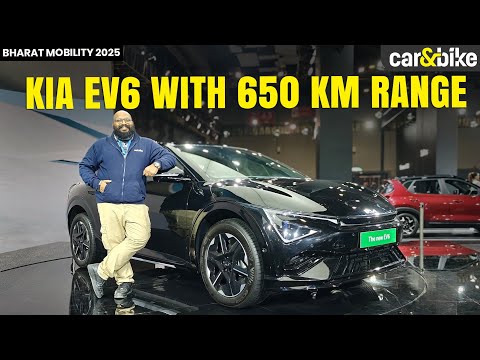 2025 Kia EV6 Facelift Unveiled: 650 km Range | Auto Expo 2025