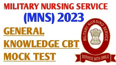 MNS 2023 GENERAL KNOWLEDGE CBT MOCK TEST | General knowledge questions| mock test | #mns2023 #neet