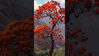 Mountain tree view #onepiece #nature #sky #travel #flowers #relaxing #beautiful #explorepage #shorts