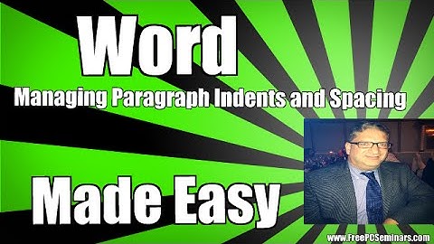 Word 2010 Paragraph Line Spacing Indent Paragraph Word 2007, Word 2013 2010 2016