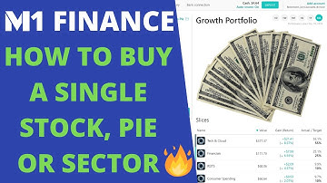 M1 Finance: How To MANUALLY Buy a Single Stock Or Selected Pie, Sector