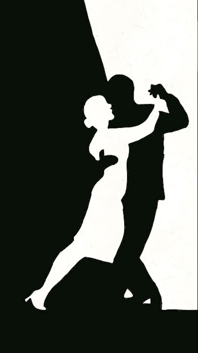Couple Dancing Silhouette #silhouette #silhueta #drawing