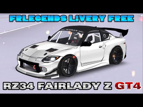 FRL】RZ34 FAIRLADY Z GT4 Livery Free - YouTube