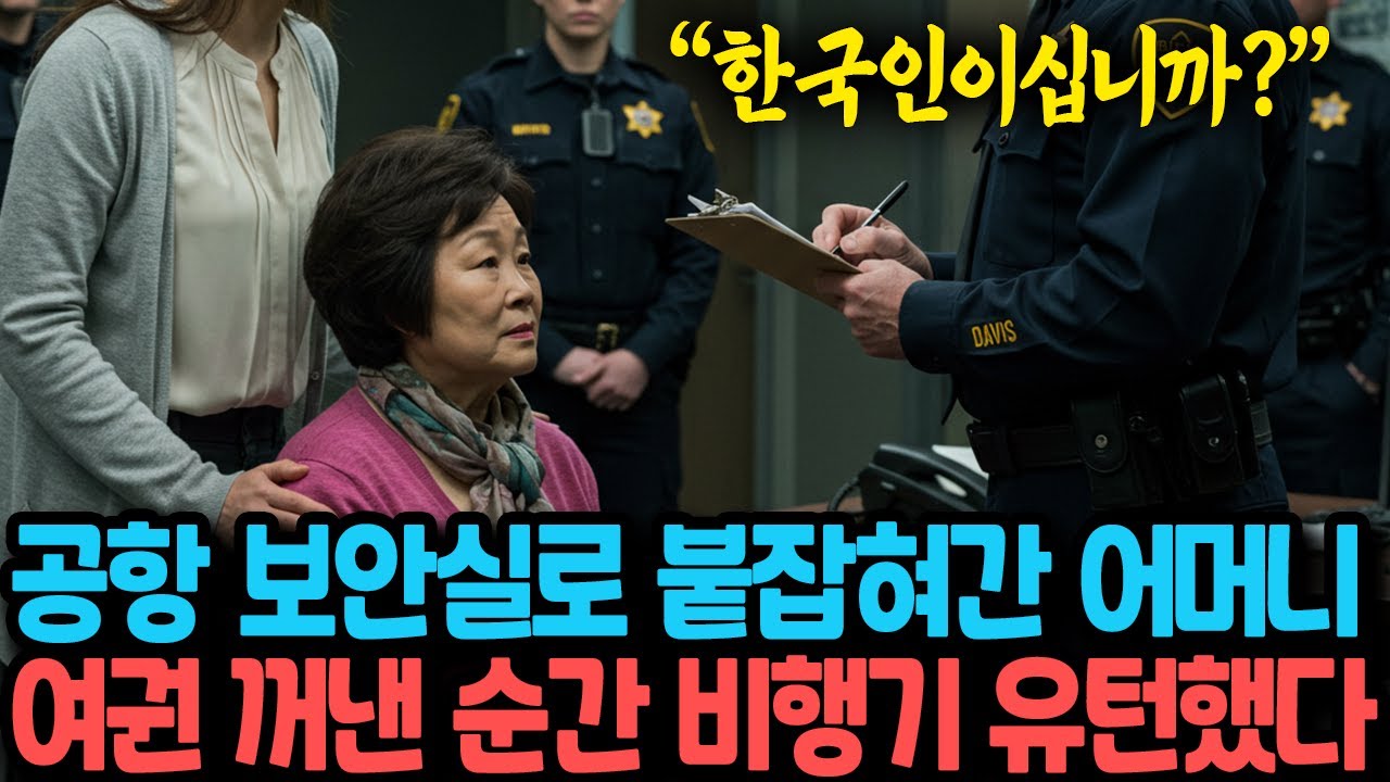 Outline Video "한국인이십니까?" 비행기 앞에서 어머니가 붙잡혀간 한국여성, 한국여권 꺼내자마자 공항 전체가 멈춰버린 이유
