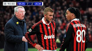 The Day Sir Alex Ferguson Taught Football to Ronaldinho and David Beckham