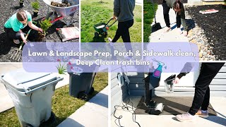 2024 LAWN & LANDSCAPE CARE, PORCH AND SIDEWALK CLEAN, TRASH BINS DEEP CLEAN