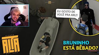 LOBINHO AJUDOU O BRUNINHO A TOMAR UM BANHO!! BRUNINHO ESTÁ BÊBADO? | PARTE 2