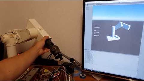 Arduino Data to Unity3D Puma 200 Robot Arm