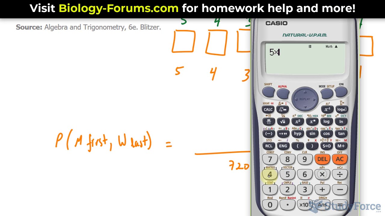 computing probabilities -- example 1 - youtube Images... Computing Probabilities with Permutations - YouTube