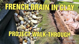 French Drain Done Right - Real project walk through