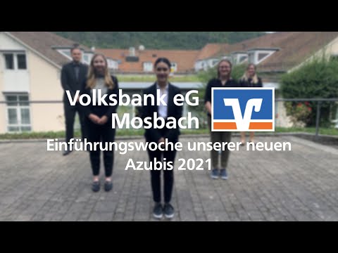 Einführungswoche unserer neuen Azubis 2021 ? Volksbank eG Mosbach??