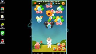 line  bubble2 關卡277  Stage  兔兔找熊大   (黃金兔)