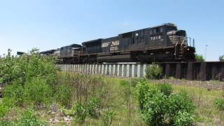 NS EMD SD80MAC NS GE C44-9W (Dash 9-44CW) NS 3067