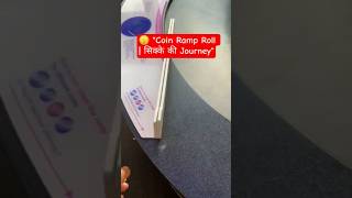 🪙 "Coin Ramp Roll | Coin 🪙 Journey"#CoinRoll #RampExperiment#Physics #ScienceExperiment#ShortVideo
