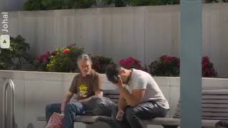 It's incredibly emotional to watch this homeless man commit a selfless act